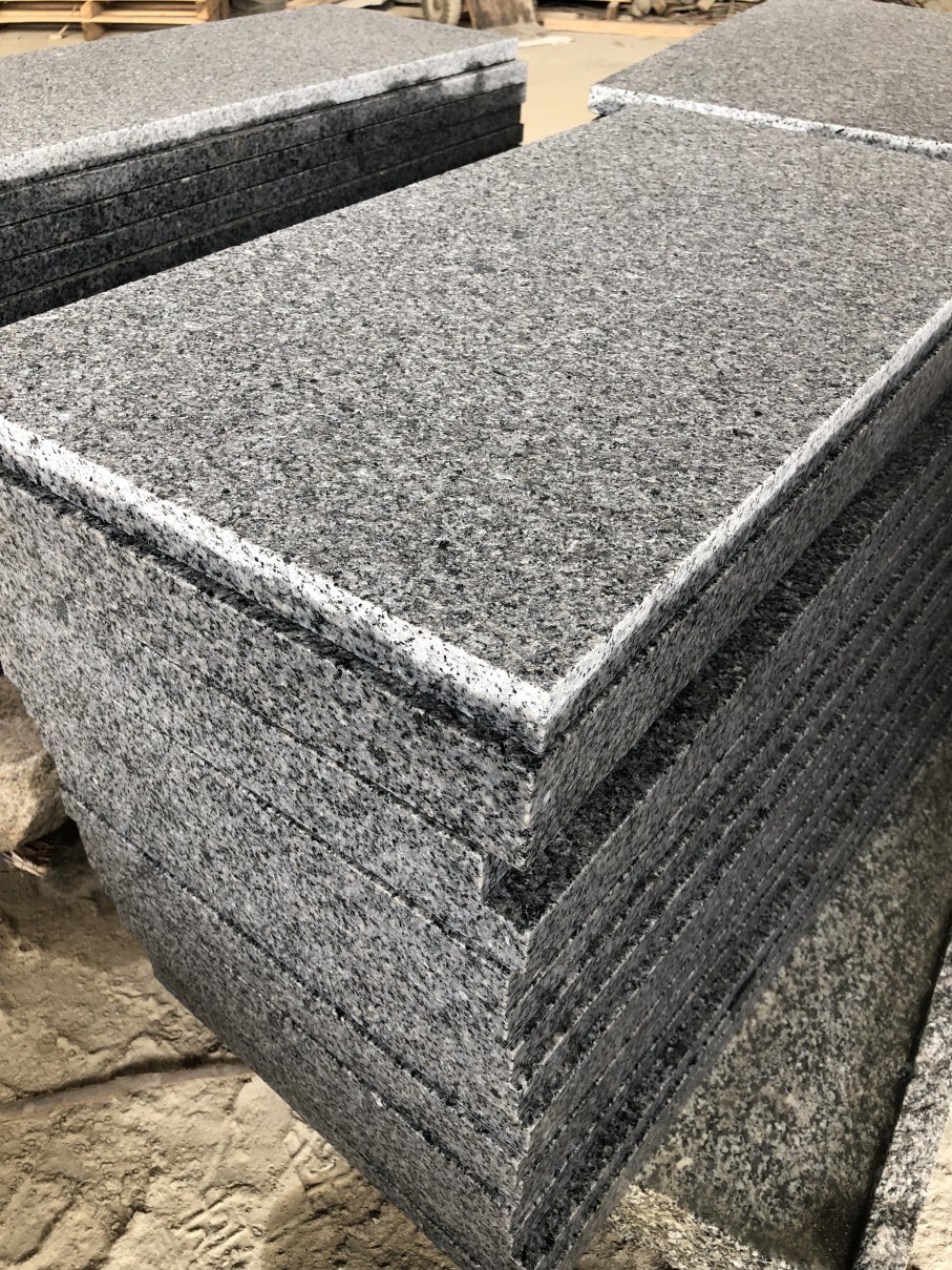 New G654 Dark Grey Granite Tiles Paving Slabs
