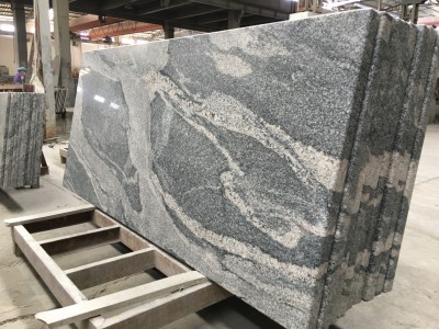 China Juparana Granite Slabs for Gravestone Cover