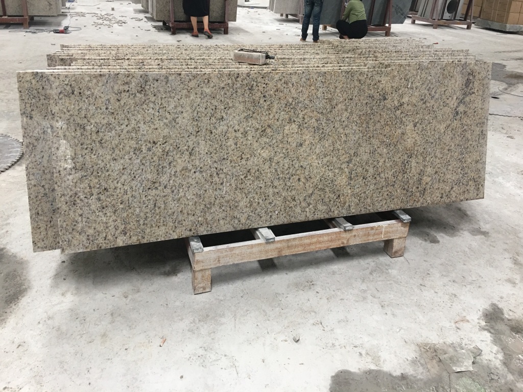 Giallo Ornamental Yellow Granite Slabs