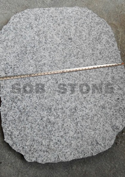G603 Silver Grey Granite Organic Stepping Stone - 副本