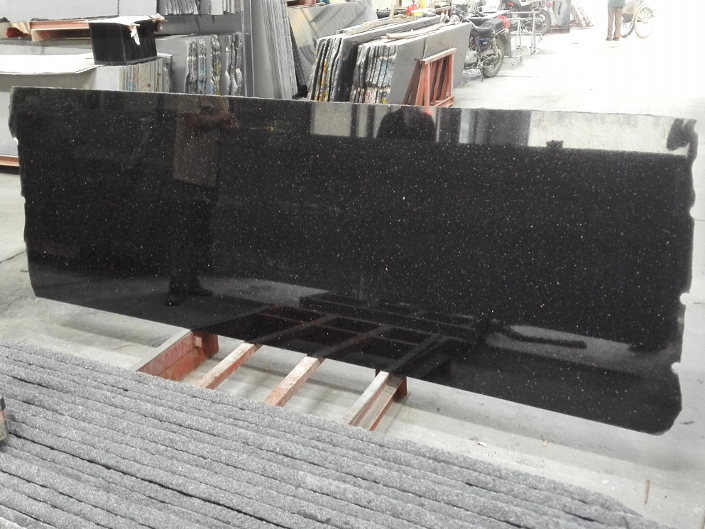 Black Galaxy Granite Half Slabs