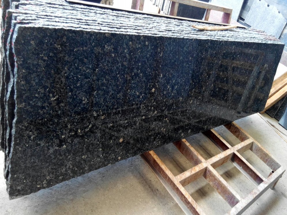 Blue Silver Pearl Granite Slabs 