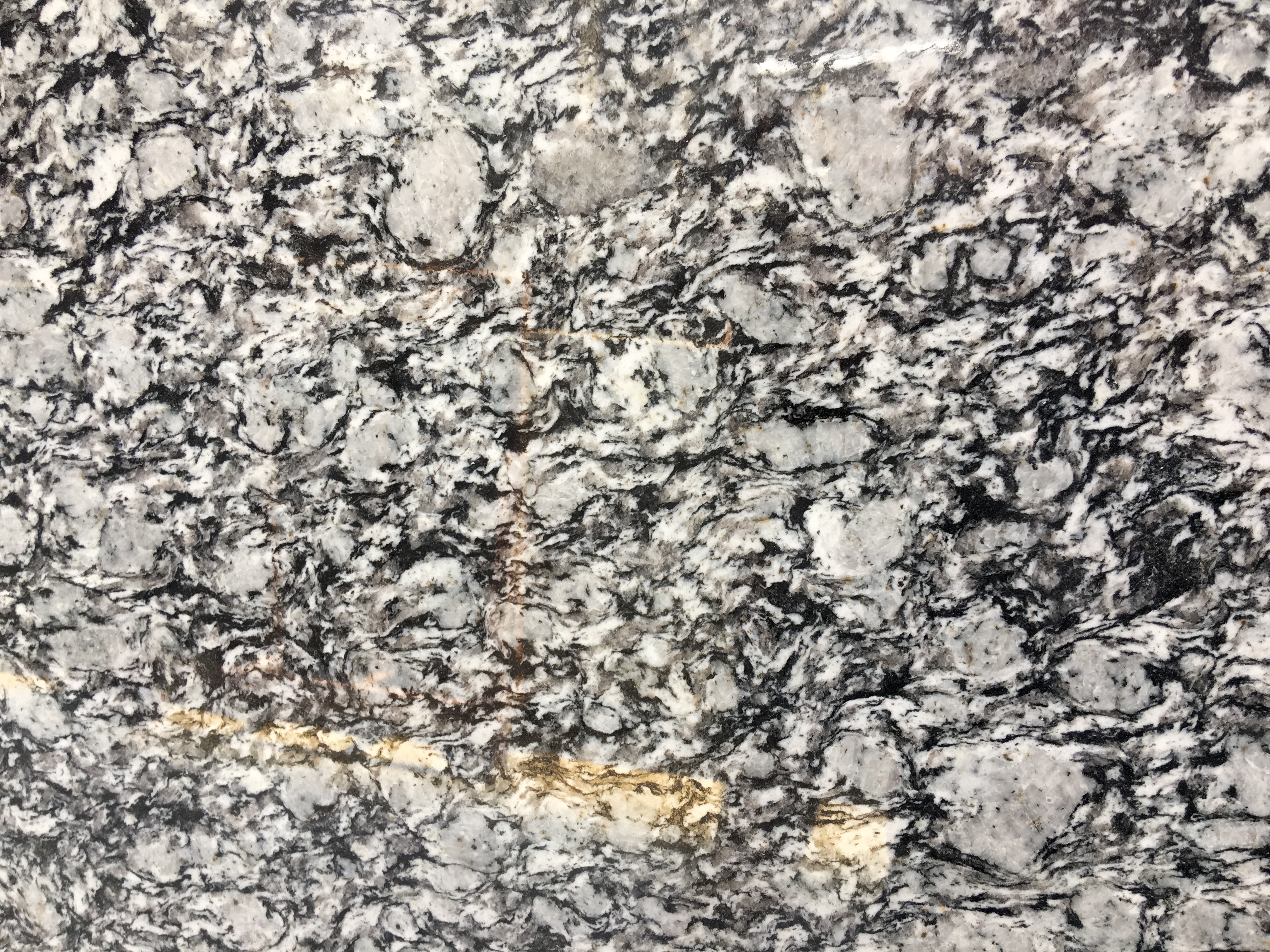 Wave White Granite Slabs 