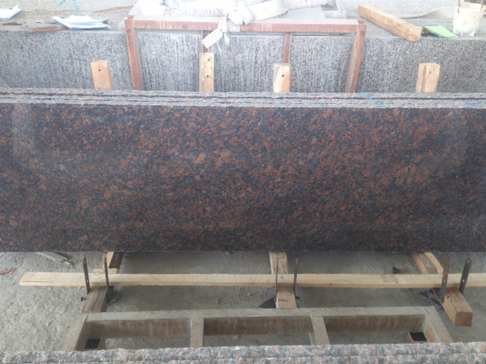 Tan Brown Granite Polished Slabs