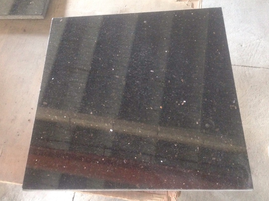 Black Galaxy Polished Tiles