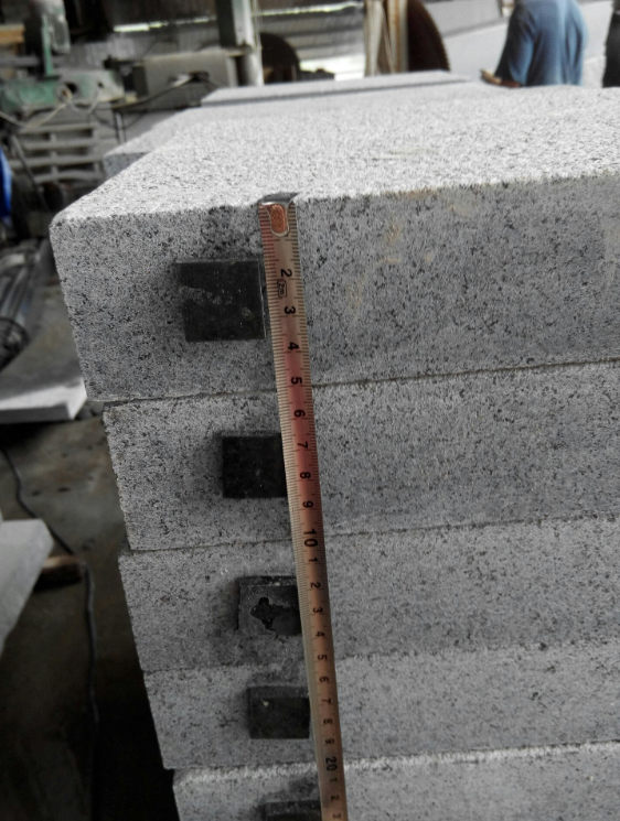G654 Bush-hammered Granite Tiles