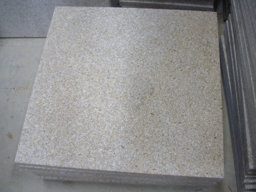 G682 Rusty Yellow Granite Bush-hammered