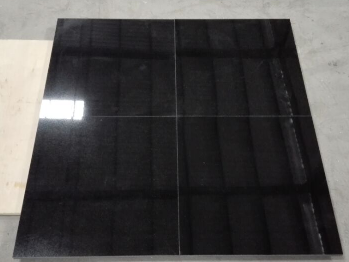 Pure Black Granite Tiles Polished