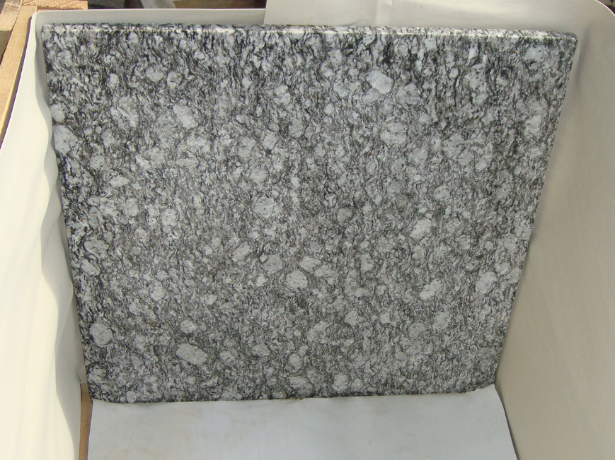 Wave White Polished Granite Tiles