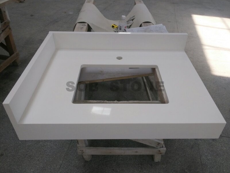 Star White Quartz Vanity Tops