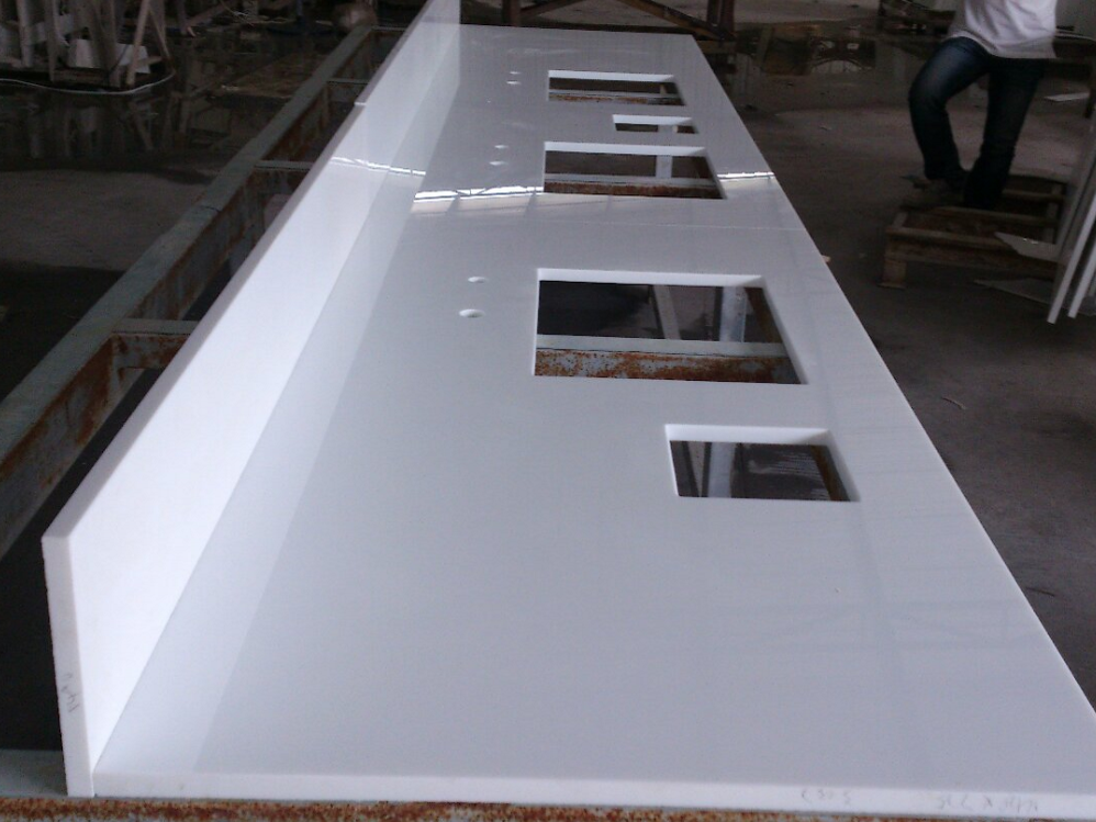 White Nano Crystallized Glass Countertops