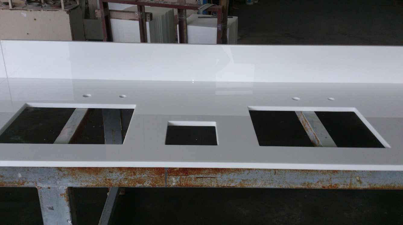 White Nano Crystallized Glass Countertops