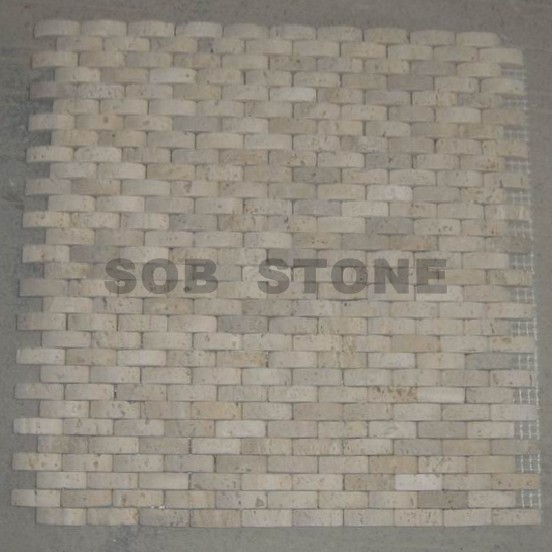 Beige Travertine Mosaic 