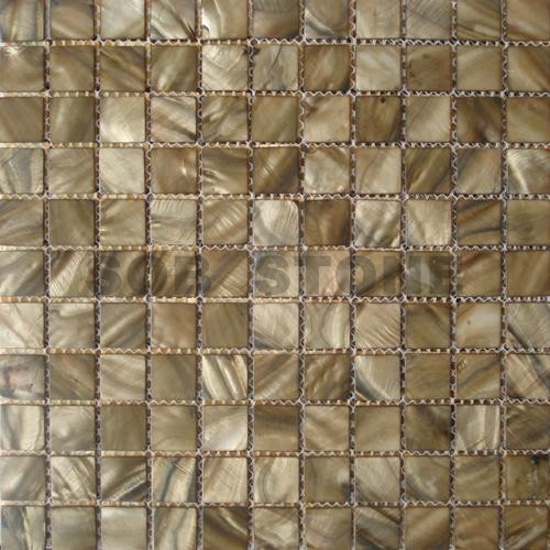 Coffee Mother of Pearl Mosaic Tiles