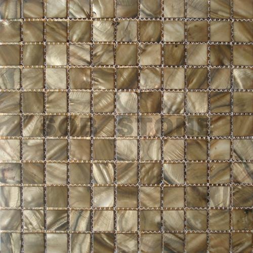 Coffee Mother of Pearl Mosaic Tiles 