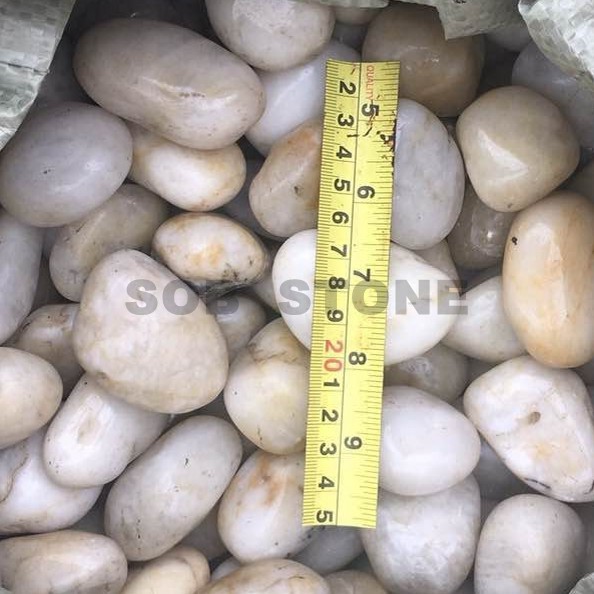 White Pebbles Polished B Grade