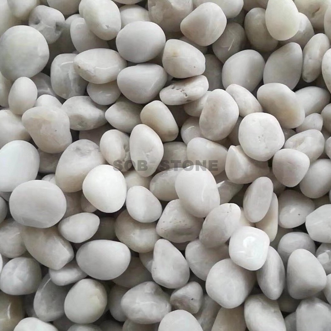 White Pebbles Polished A Grade