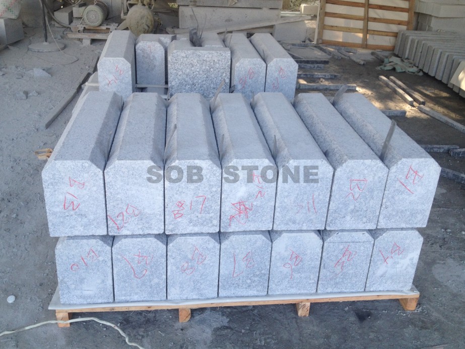 G602 Grey Granite Curbs With Chamfer