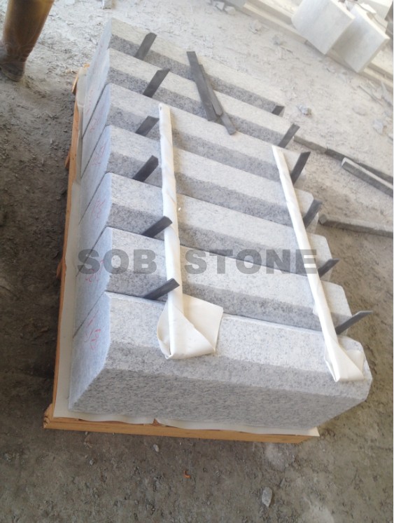 G602 Grey Granite Curbs With Chamfer
