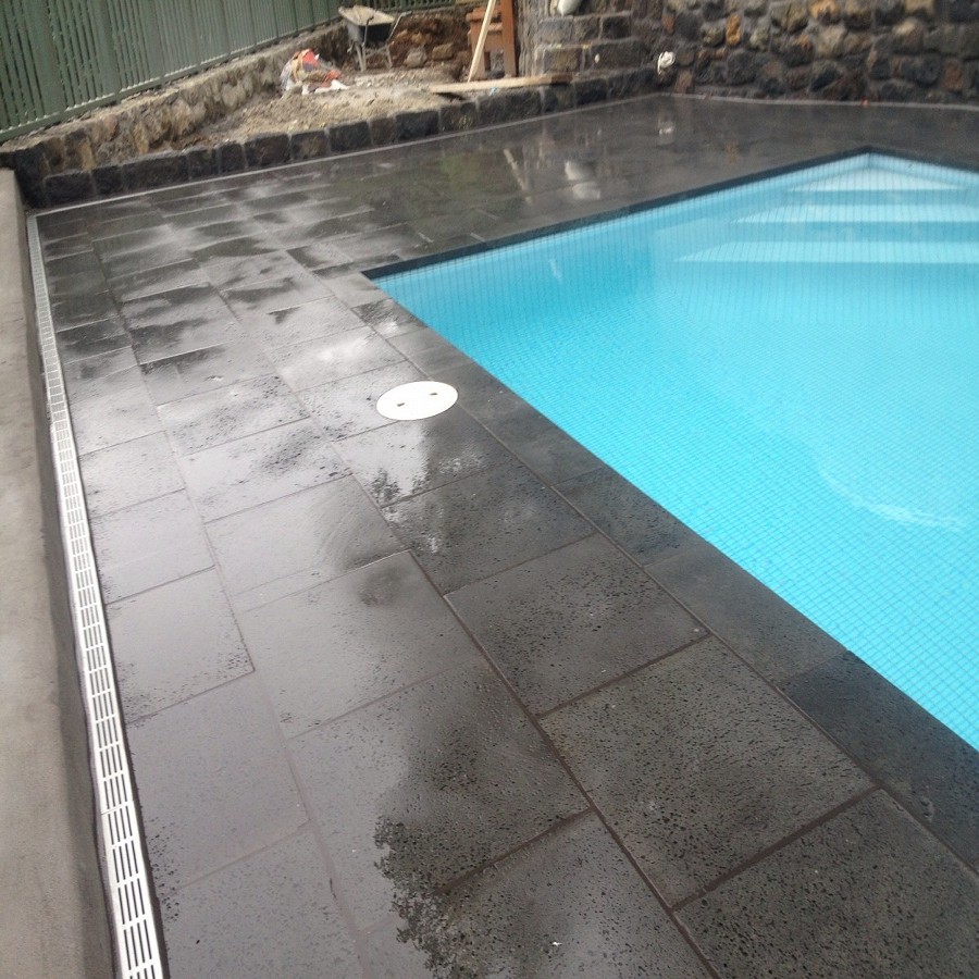 Basalt Pool Coping And Pavers