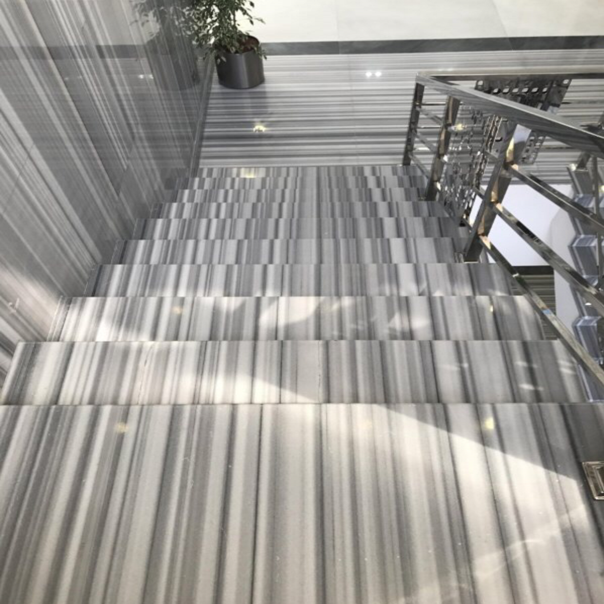 Marmala White Marble Stairs