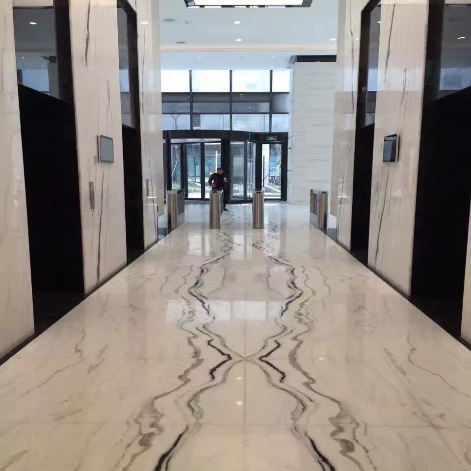 Panda White Marble Wall And Flooring 