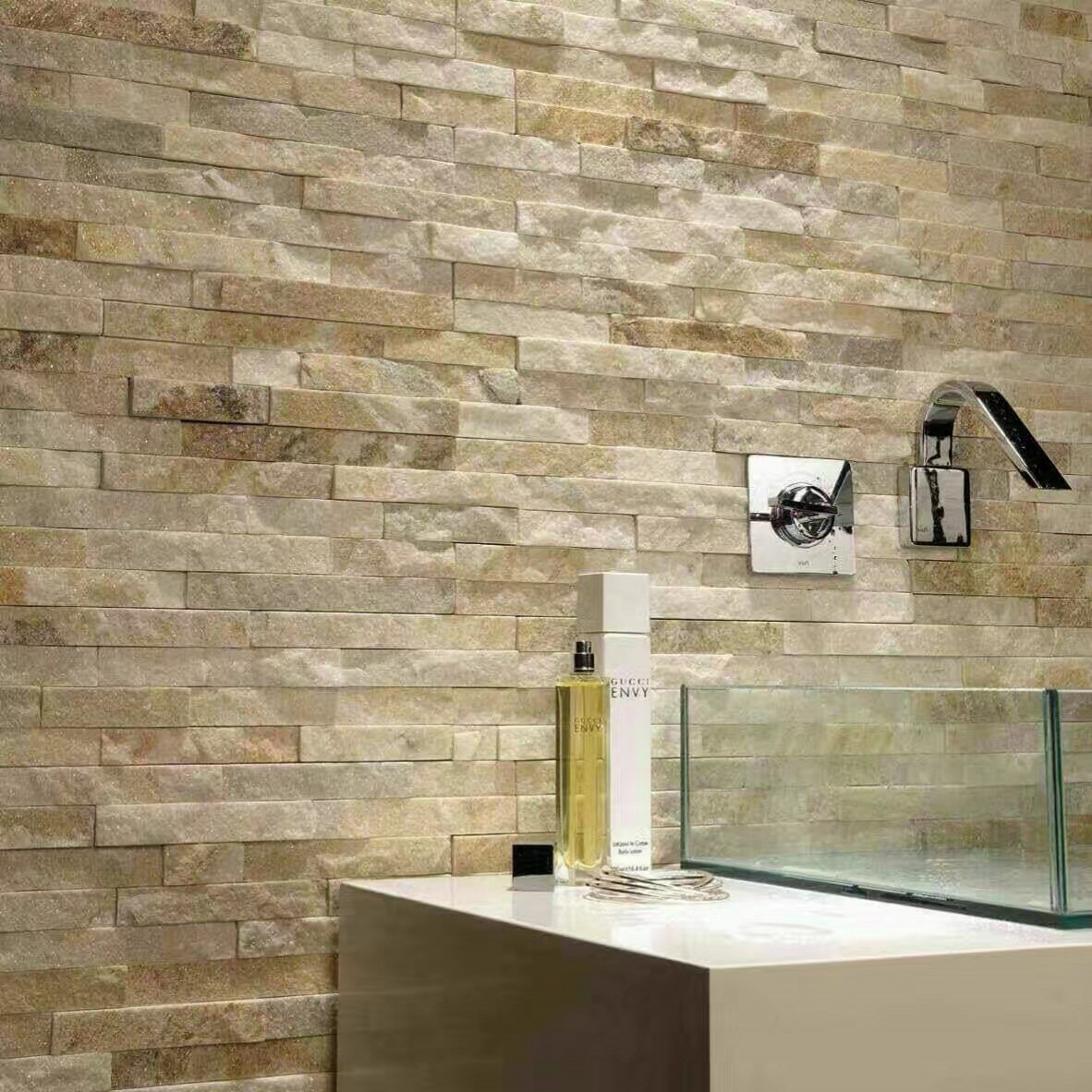 Beige Slate Culture Stone Wall Cladding