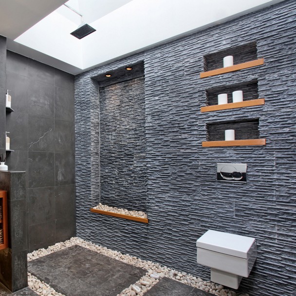 Black Slate Bathroom