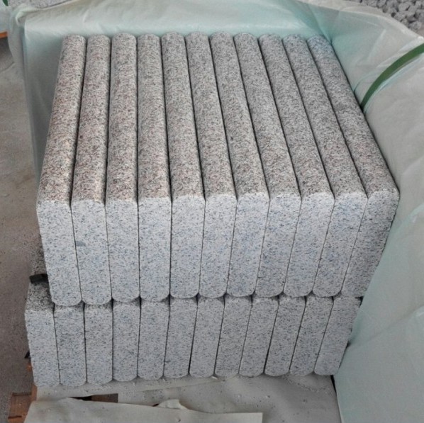 G603 Silver Granite Full Bullnose Pool Coping Stone