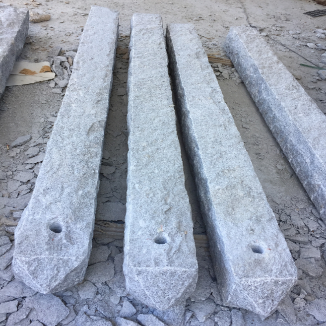 G603 Silver Grey Granite Pillars