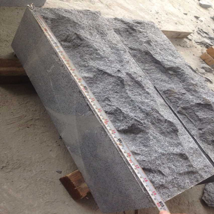 G654 Dark Grey Granite Split Wall Stone