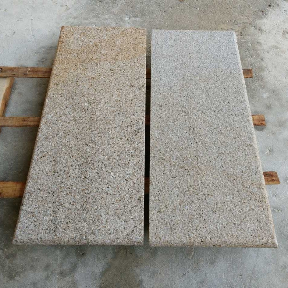 G682 Rusty Yellow Granite Steps Full Bullnose