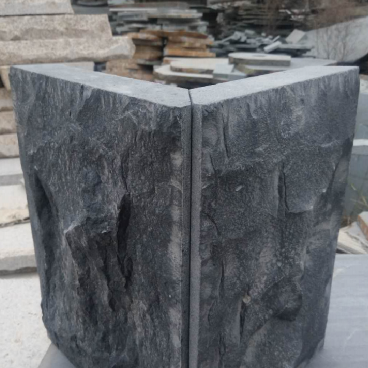 ZP Black Basalt Rockface Walling