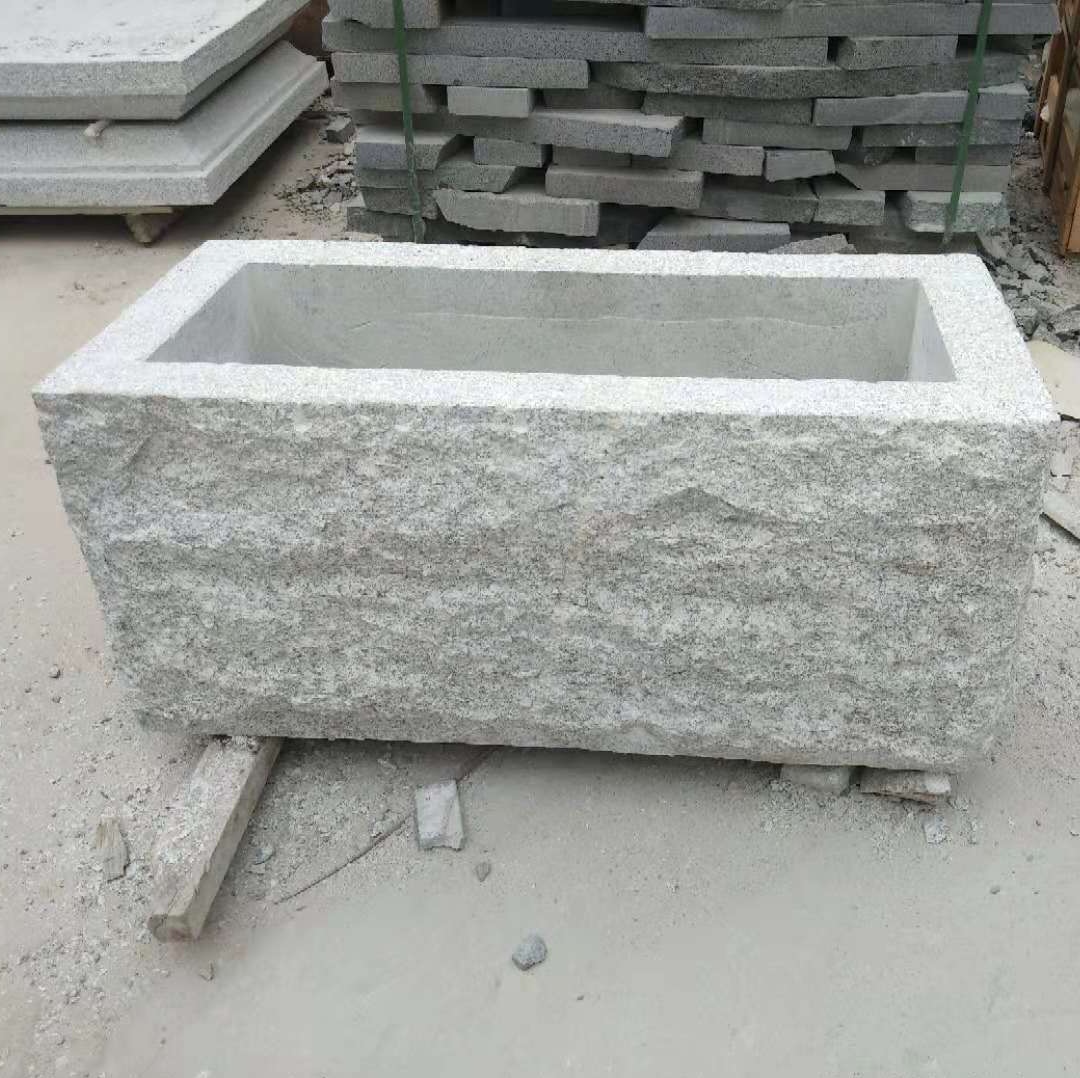 G603 Granite Flower Pot