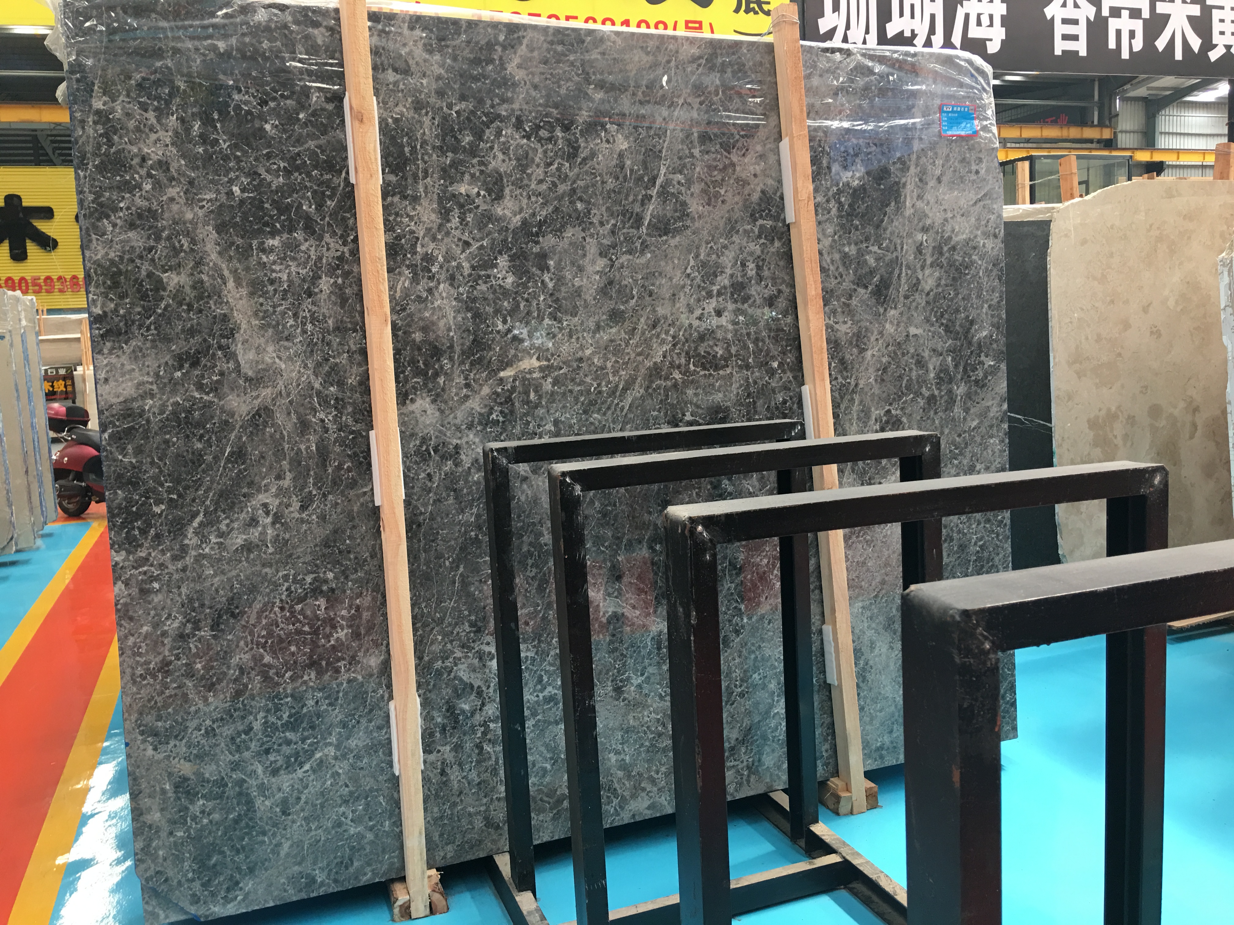 Hermes Grey Marble Slabs