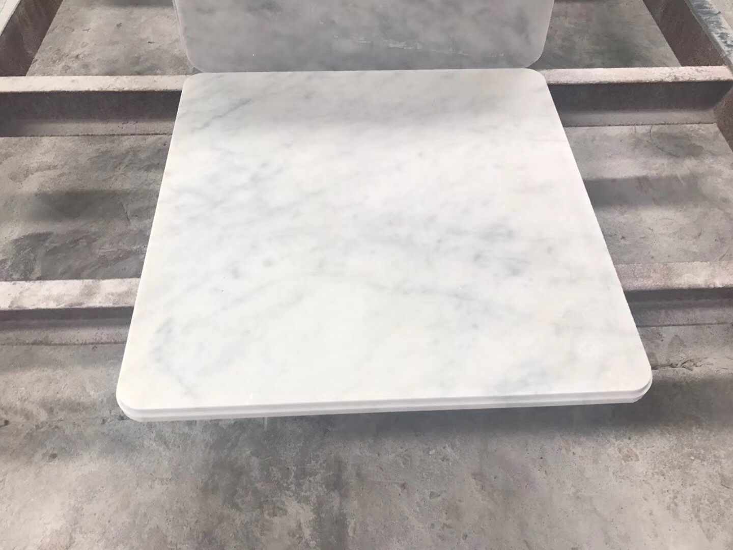 Carrara White Marble Coffee Table