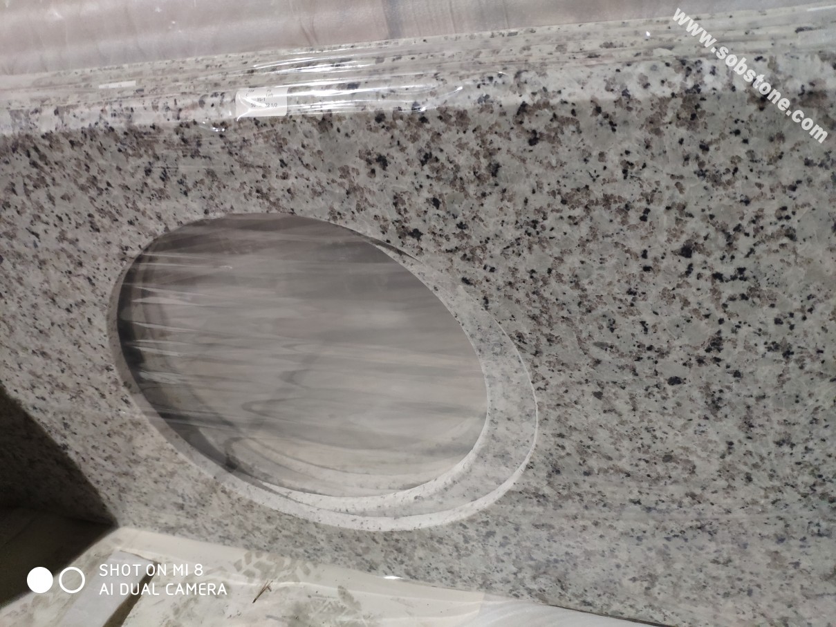 Bala White Granite Bathroom Tops