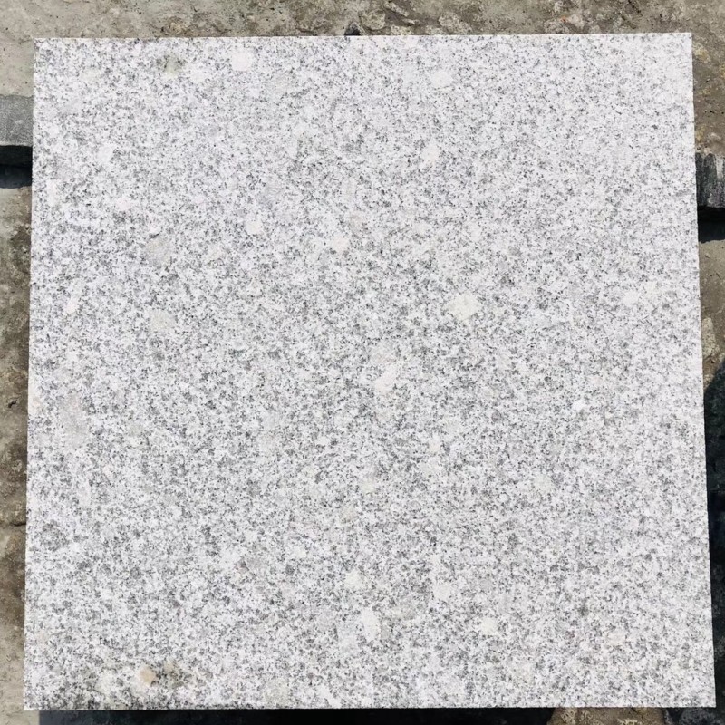 HA G603 Silver White Granite Exfoliated / Flamed Tiles