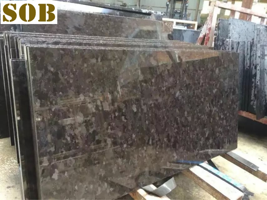 Antique Angola Brown Granite Slab