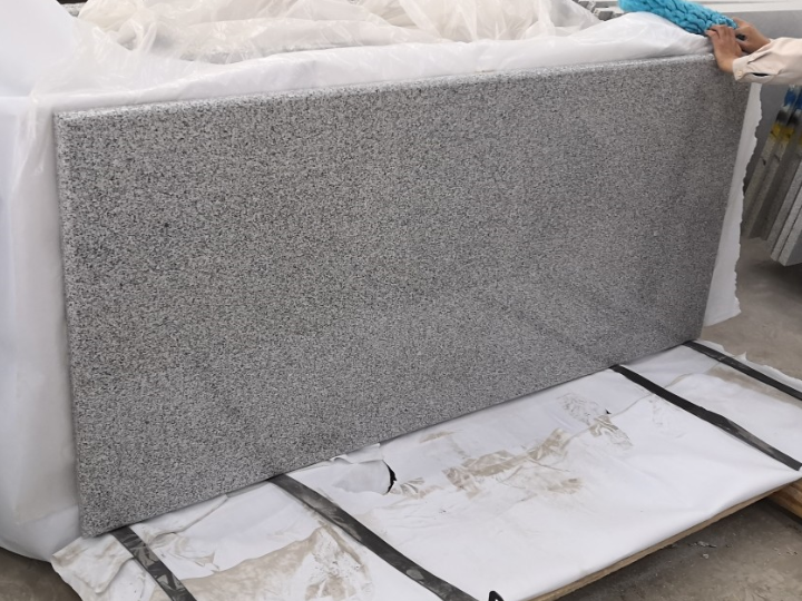 G603 Light Grey Granite Bullnose Tombstone Cover Slabs