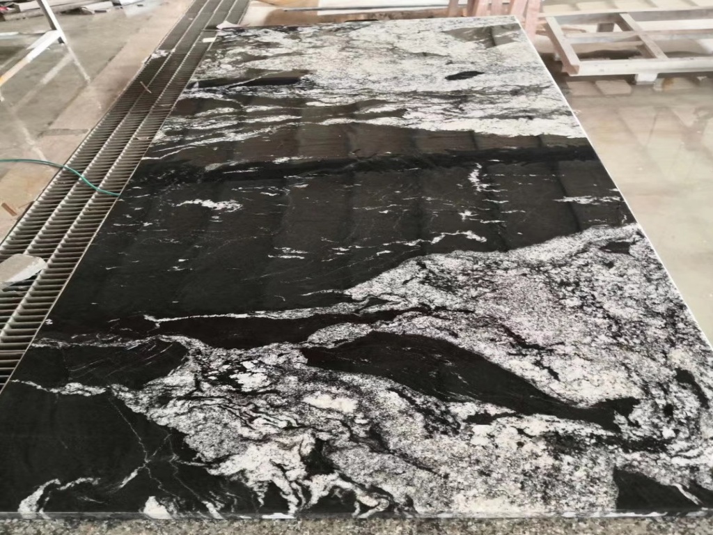 Nero Fantasy Black Granite Worktops