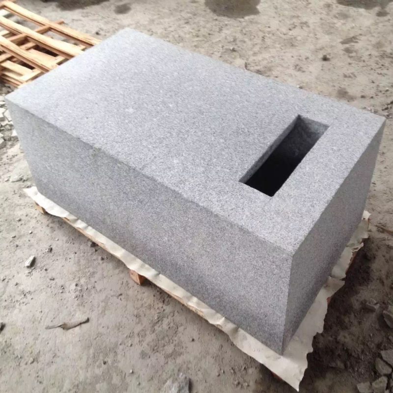 Custom Silver Grey Granite Letterboxes
