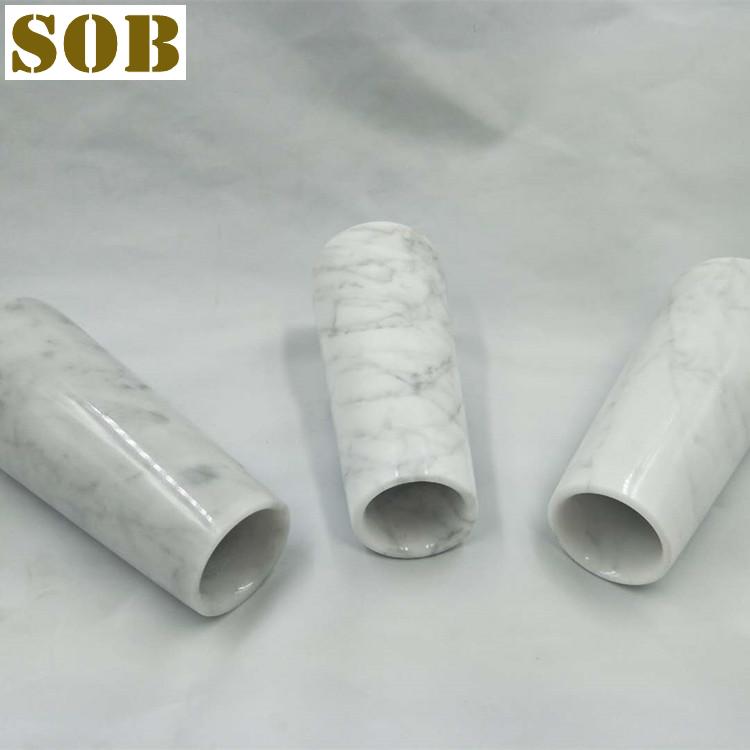 Custom Carrara White Marble Vase