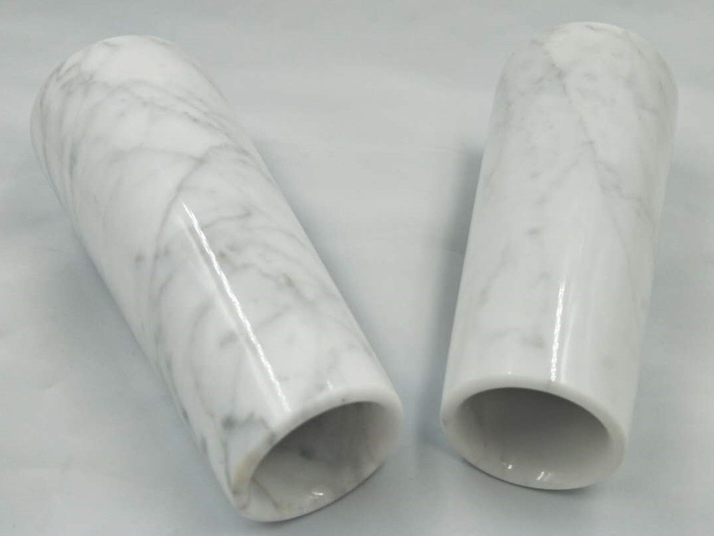 Carrara White Marble Vase