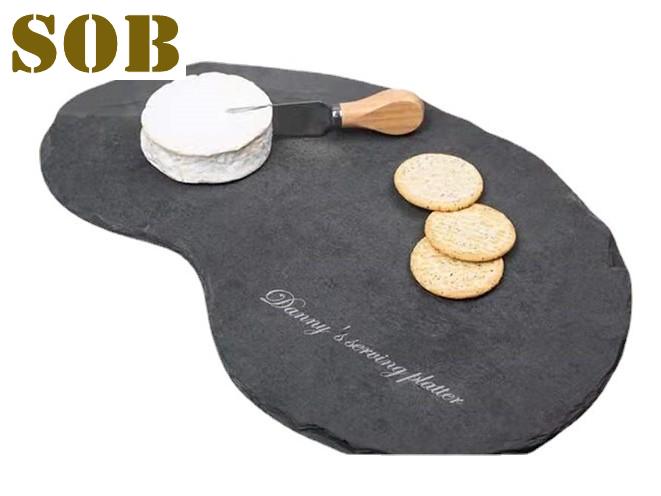 Black Slate Cheese Board Cutting Board