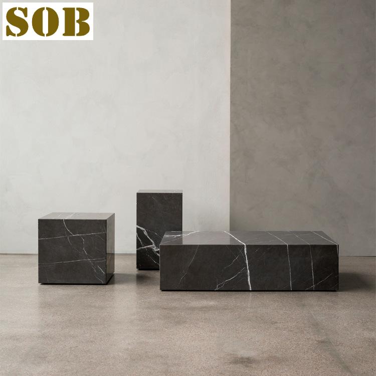 Pietra Grey Marble Stone Cubes 
