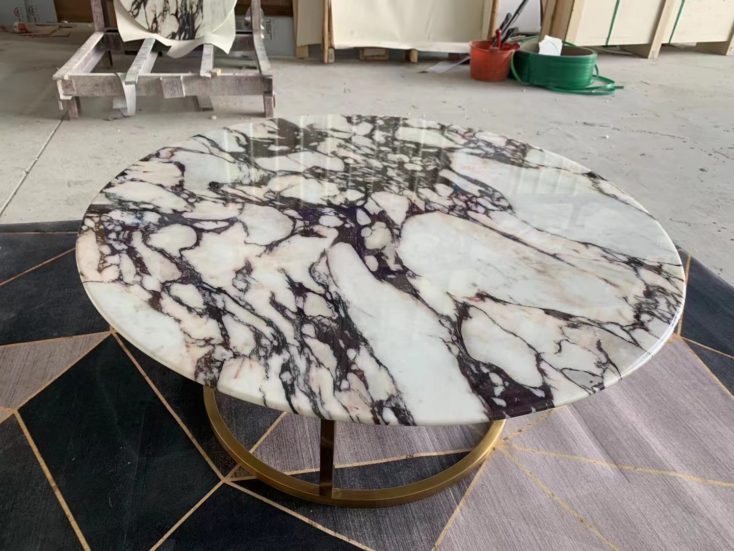 Calacatta Viola Marble Coffee Table