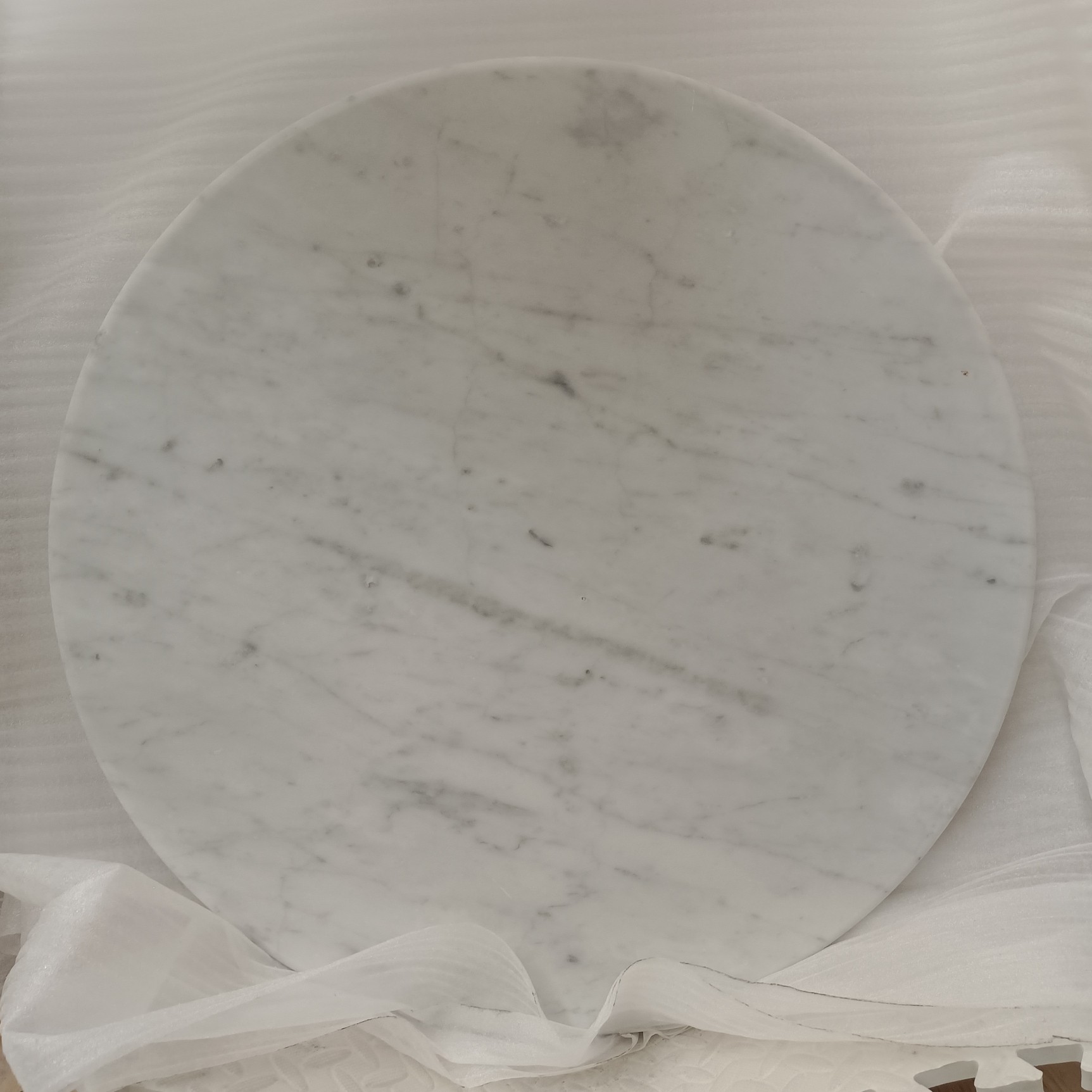 Carrara White Marble Coffee Table Top