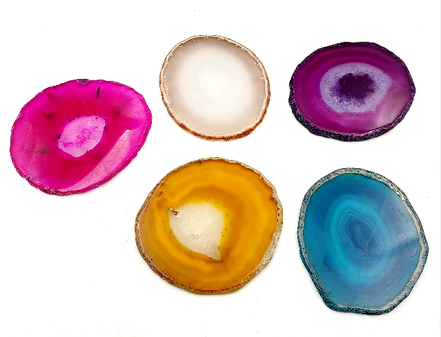 Natural Agate Coasters