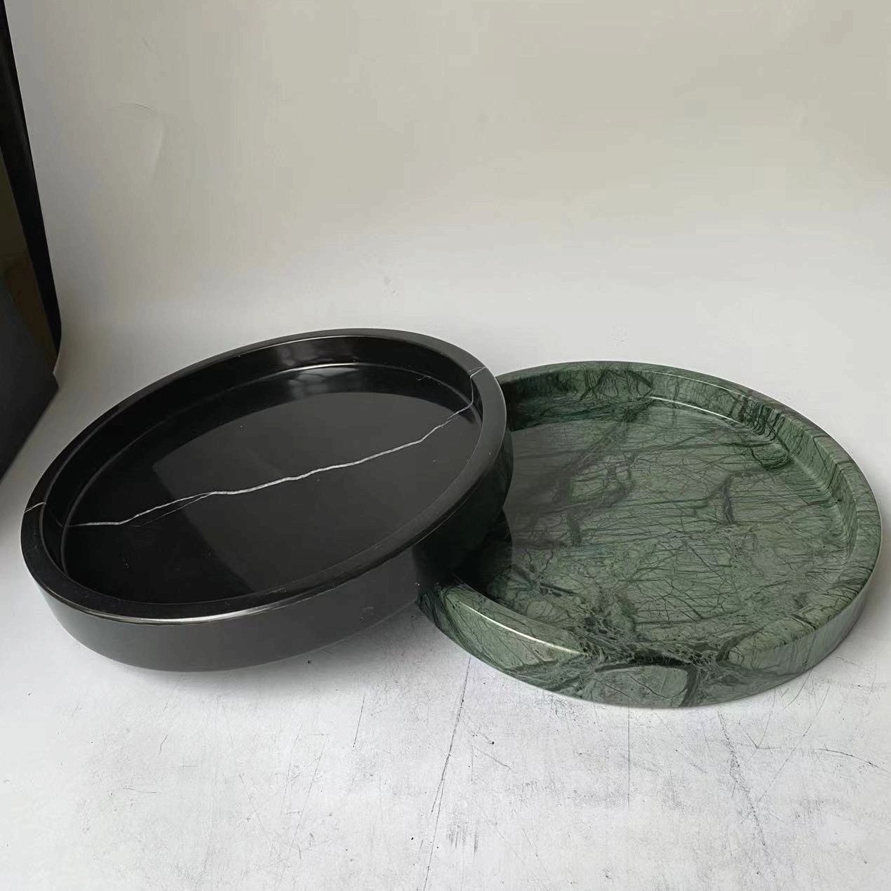 Round Decorative Marble Tray